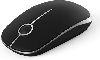 Wireless Mouse, Vssoplor 2.4G Slim Portable Computer Mice with Nano Receiver for Notebook, PC, Laptop, Computer (Sapphire Blue) - PuriLite