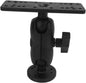 Fish Finder Mount Base, Universal 360 Degree Swivels Kayak Electronic Fish Finder Mount GPS Plate Rotating Supporter for GPSMAP - PuriLite
