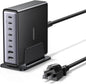 UGREEN 200W 8-Port GaN USB C Charger Block, Desktop Charging Station USB C and USB PD 100W Fast Charging Compatible for MacBook Pro 16" Air, XPS 13, iPad Pro, iPhone 16 Pro, Galaxy S25 - PuriLite