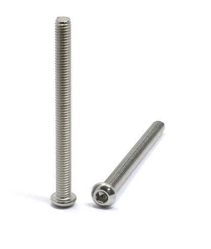 iexcell 50 Pcs M6 x 20mm Thread Pitch 1 mm Stainless Steel 304 Hex Socket Button Head Cap Screws Bolts Kit - PuriLite
