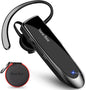 Bluetooth Headset New Bee 24Hrs V5.0 Bluetooth Earpiece Wireless Handsfree Driving Headset with Noise Canceling Mic Headset Case for iPhone Samsung Android Mobile Cell Phone Tablets Office - PuriLite