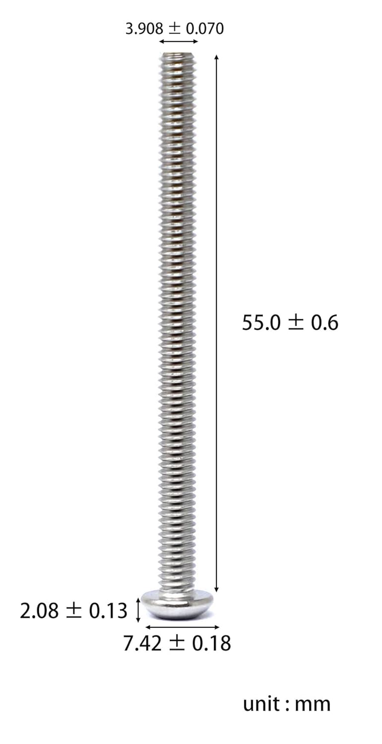 iexcell 50 Pcs M6 x 20mm Thread Pitch 1 mm Stainless Steel 304 Hex Socket Button Head Cap Screws Bolts Kit - PuriLite