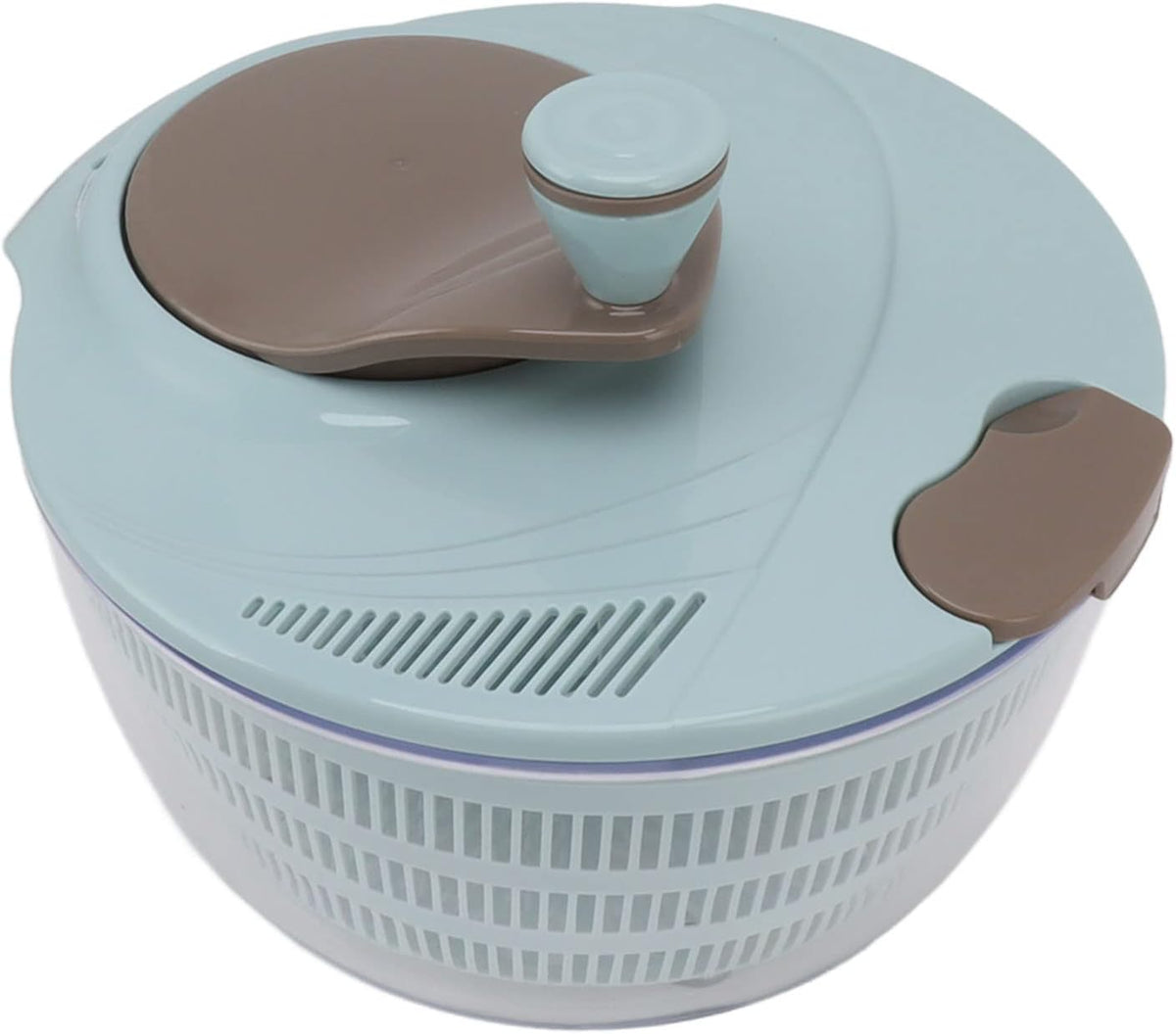 Haofy Plastic Salad Spinner Fast Mixing Salad Dehydrator for Kitchen, Spinners for Vegetables and Fruit (Blue) - PuriLite