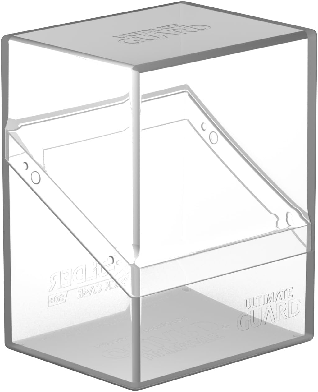 Ultimate Guard Boulder 100+ Classic, Deck Case for 100 Double-Sleeved TCG Cards, Onyx, Secure & Durable Storage for Trading Card Games, Soft-Touch Finish - PuriLite