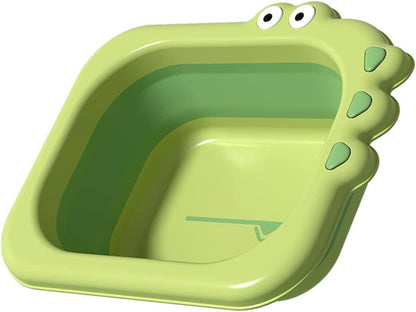 GARVALON Baby Bath Foldable Tub Newborn Shower Present Collapsible Wash Basin for Baby Safe Infant Washbas - PuriLite