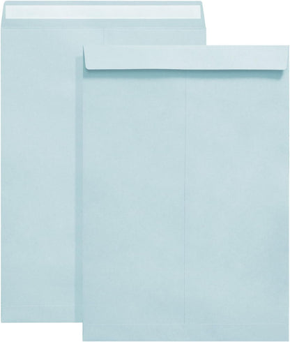 Tanshuqin 9" x 12.75" Self-Seal Catalog Envelopes 32lb Kraft Envelopes for Invitation Cards, Organizing and Storage, Pictures, Photos, Documents (100 PCS) - PuriLite
