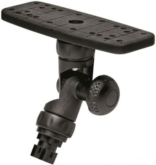 RAILBLAZA Universal Fish Finder Mount, R Lock Rectangular Base for Kayak and Canoe Fishing Boats, Compatible with Garmin, Lowrance, Humminbird and More - PuriLite