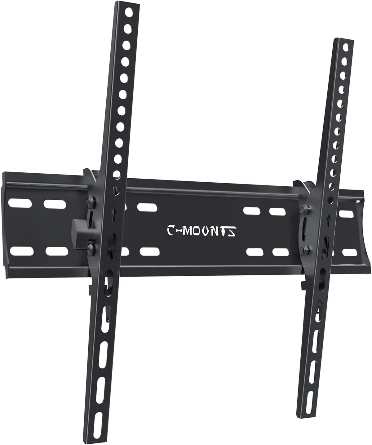 C-MOUNTS Tilting TV Wall Mount Bracket Low Profile for Most 26-65 inch Flat ScreenCurved TVs, Monitor, TV Mount with Max VESA 400x400mm Weight up to 110 lbs - PuriLite