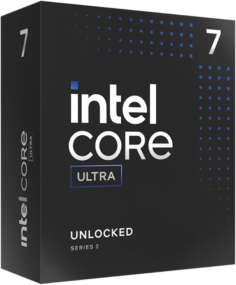 Intel Core Ultra 7 Desktop Processor 265K - 20 cores (8 P-cores + 12 E-cores) up to 5.5 GHz - PuriLite