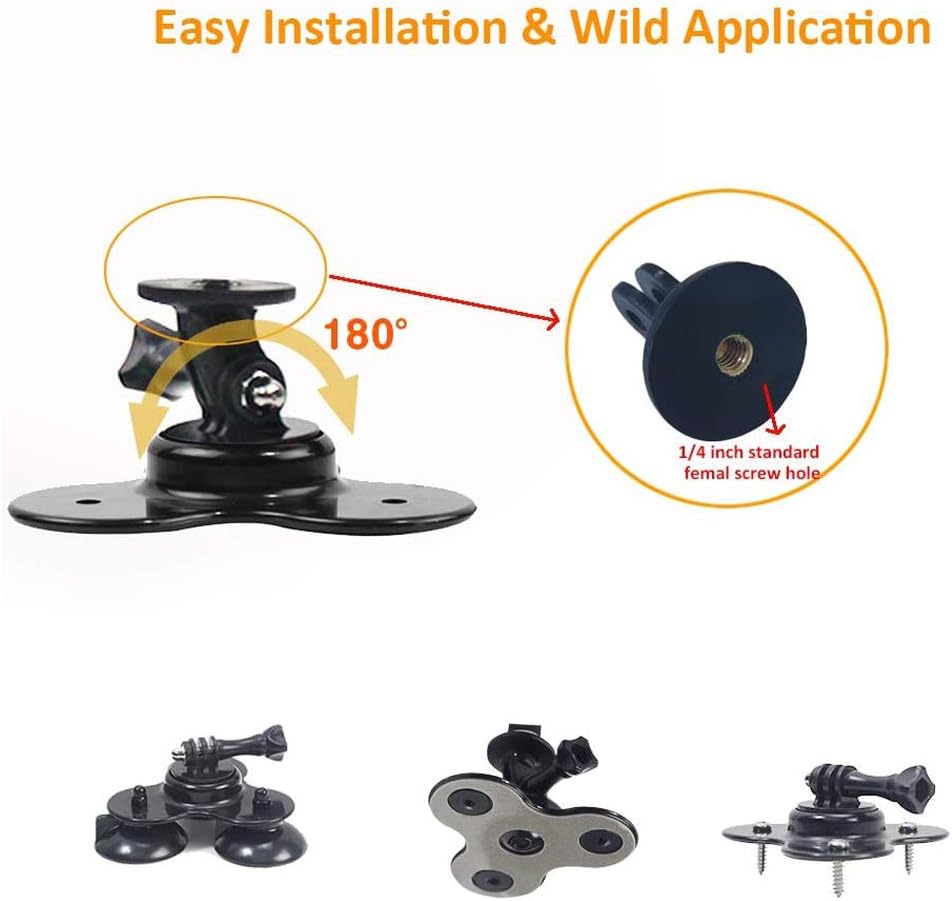 LUCKY Fish Finder Transducer Mount Arm Kayak Bracket Transducer Mounting Arm Flexible for Boat Canoe Kayak Fishing - PuriLite