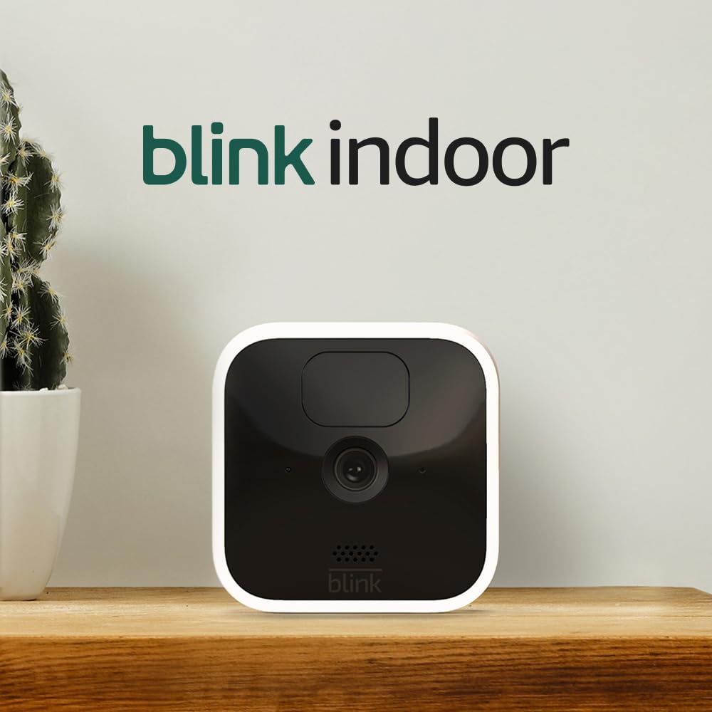 Blink Indoor (3rd Gen) – wireless, HD security camera with two-year battery life, motion detection, and two-way audio – 5 camera system - PuriLite