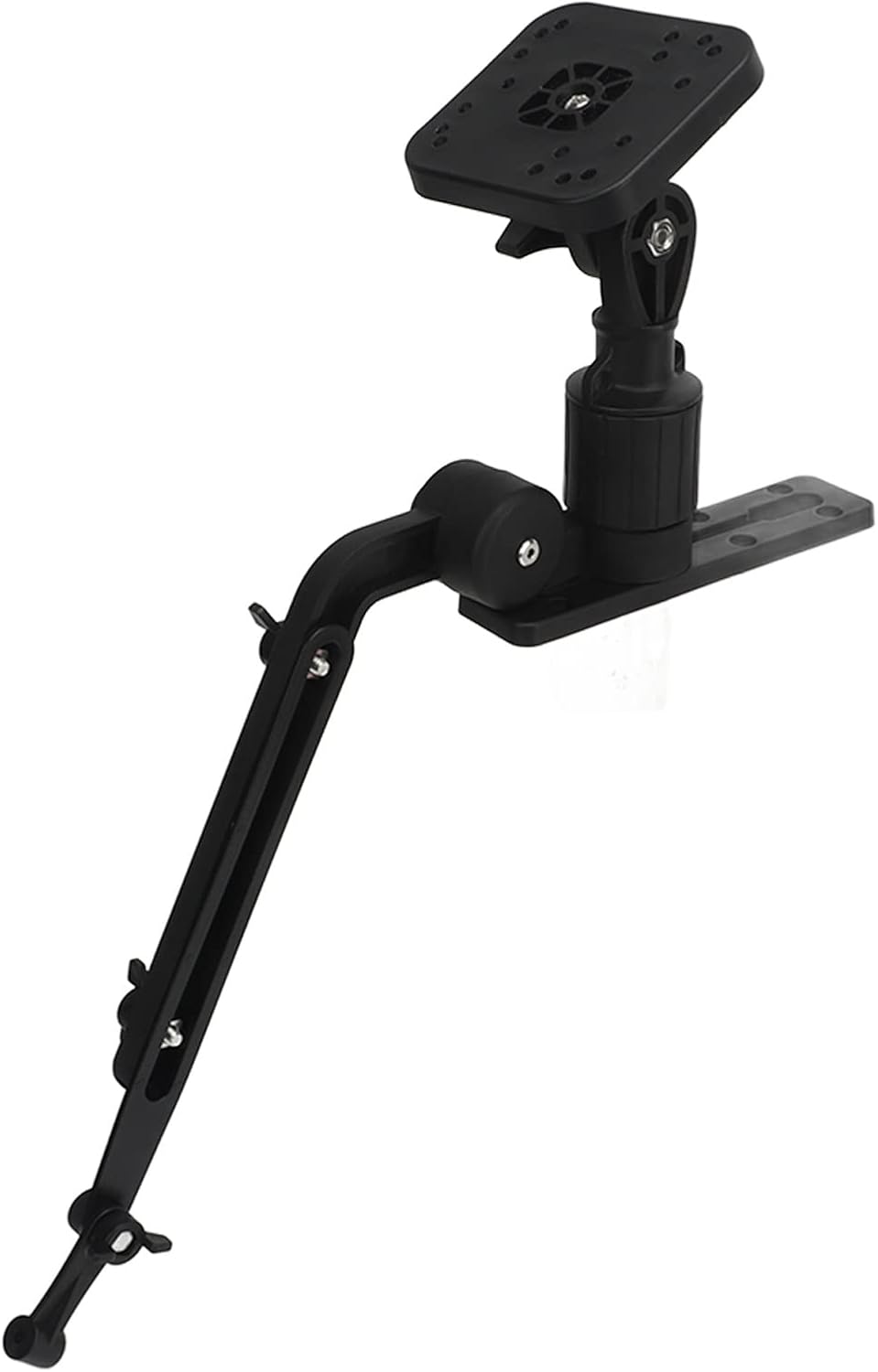 Fish Finder Mount, 1.5 Ball Base Electronics Fish Finder Mount Mounting Plate Bracket Base, Transducer Mounting Arm, Universal Mounting Plate for Kayak Fish Finder Installation - PuriLite