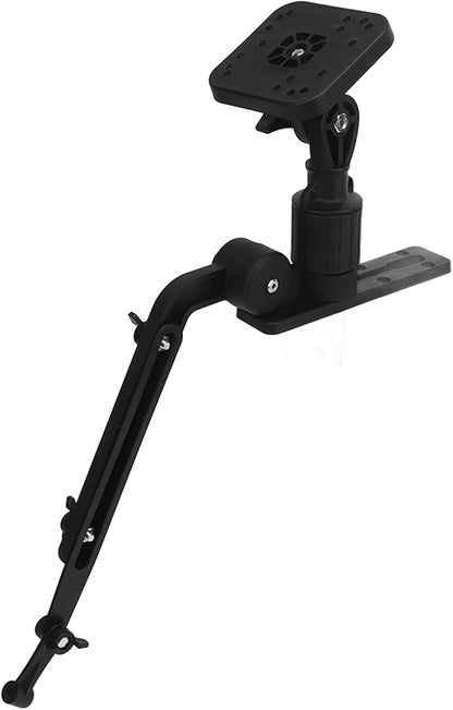 Fish Finder Mount, 1.5 Ball Base Electronics Fish Finder Mount Mounting Plate Bracket Base, Transducer Mounting Arm, Universal Mounting Plate for Kayak Fish Finder Installation - PuriLite