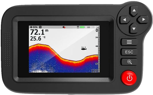 Wireless Sonar Fish Finder Color Screen Handheld Fishing Detector for Shore Kayak Ice Lake Sea Fishing - PuriLite