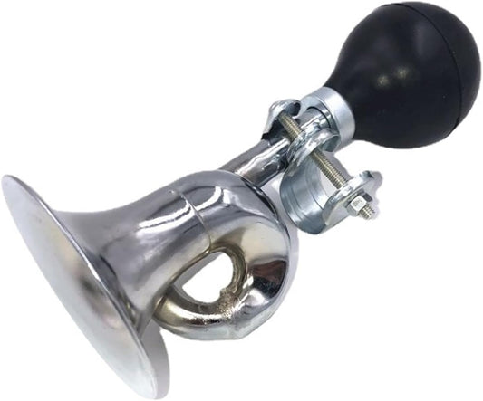 Helonge Bike Horn, Classic Metal Horn for Adult and Kids Bike, Fits Most Bicycle Handlebar - PuriLite