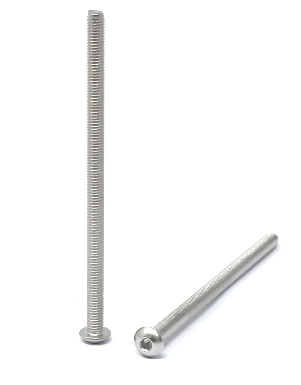 iexcell 50 Pcs M6 x 20mm Thread Pitch 1 mm Stainless Steel 304 Hex Socket Button Head Cap Screws Bolts Kit - PuriLite