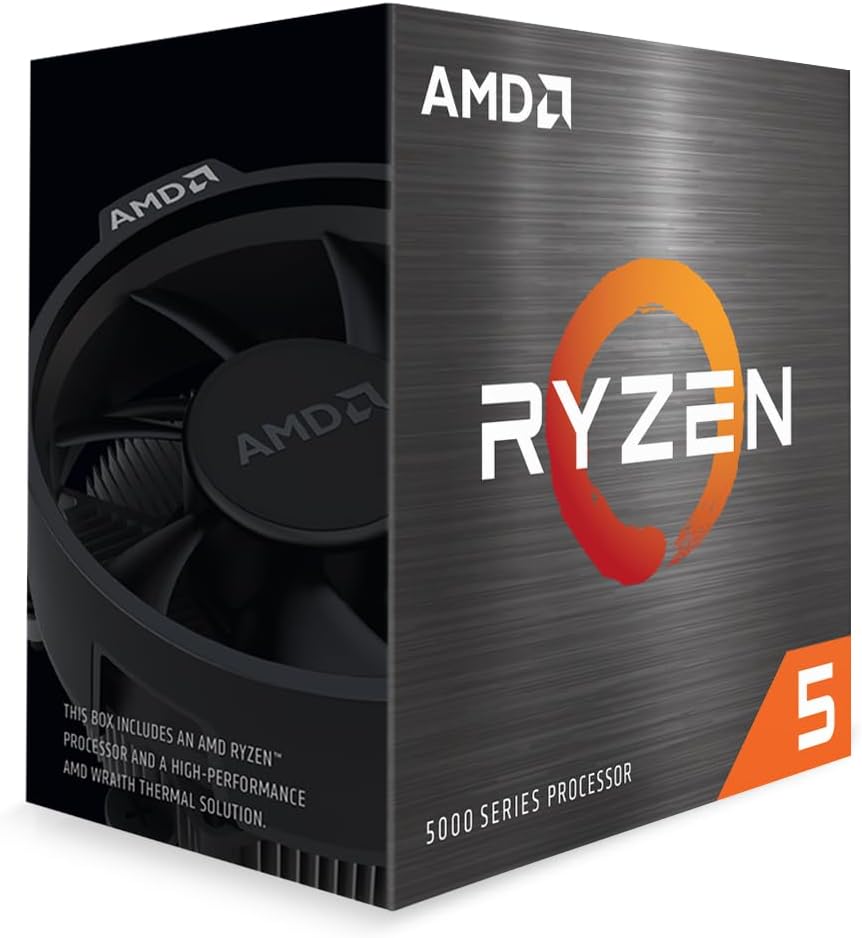 AMD Ryzen™ 5 5500 6-Core, 12-Thread Unlocked Desktop Processor with Wraith Stealth Cooler - PuriLite