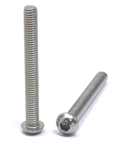iexcell 50 Pcs M6 x 20mm Thread Pitch 1 mm Stainless Steel 304 Hex Socket Button Head Cap Screws Bolts Kit - PuriLite