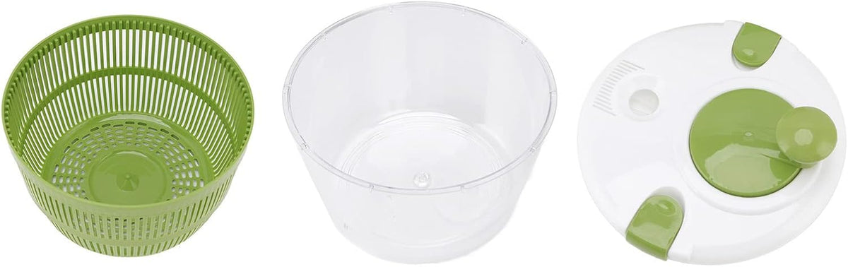 Salad Spinner with Hand Crank, Multifunctional Vegetable Spinner, Salad Dryer, Kitchen Tool - PuriLite