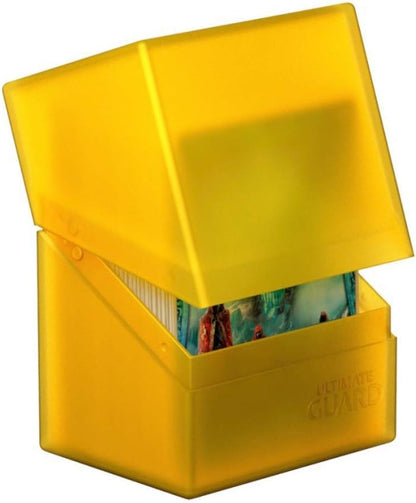 Ultimate Guard Boulder 100+ Classic, Deck Case for 100 Double-Sleeved TCG Cards, Onyx, Secure & Durable Storage for Trading Card Games, Soft-Touch Finish - PuriLite