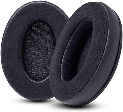 WC PadZ Velour - The Ultimate Upgraded Earpads by Wicked Cushions - Compatible with Audio Technica, HyperX, SteelSeries Arctis & More - Extra Thick - Bigger Opening - Softer Memory Foam | (Black) - PuriLite