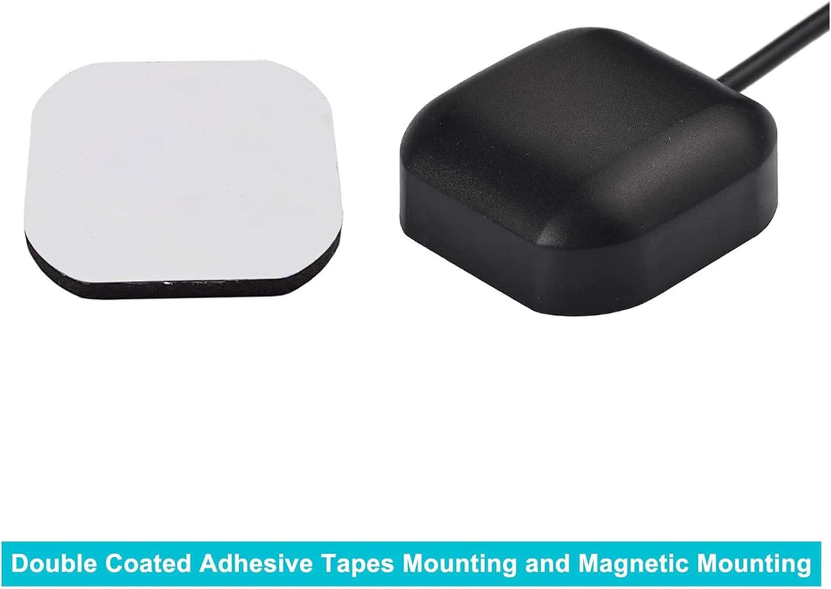 Bingfu Vehicle GPS Navigation Antenna Active GPS Antenna with Fakra C Right Angle Connector Compatible with Car Truck GPS Navigation Receiver System Factory DVD Stereo Head Unit - PuriLite
