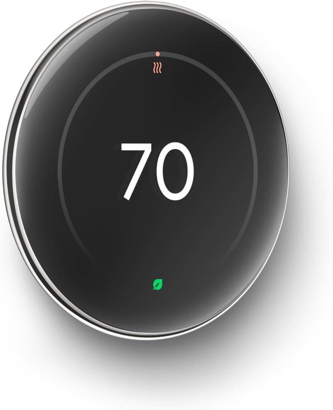 Google Nest Learning Thermostat Pro Edition with Temperature Sensor (4th Generation, 2024) Smart Energy Saving, Advanced Calibration, Adaptive Eco, Compatible with Alexa & Home (Polished Silver) - PuriLite
