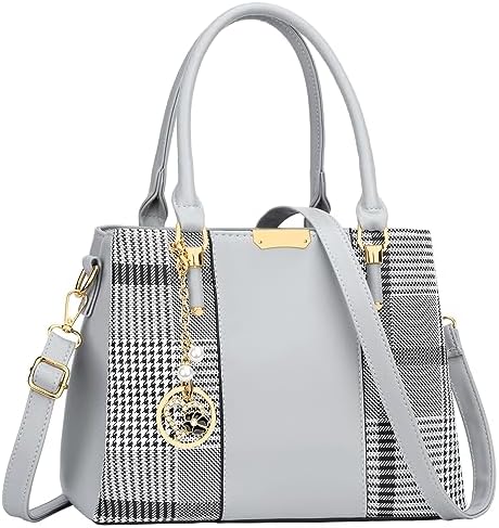KKXIU Trendy Tote Bag for Women Lightweight Oxford Big Capacity Shoulder Purses and Handbags - PuriLite