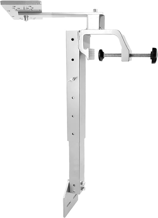 Kayak Fish Finder Mount, Upgraded Saltwater Fish Finder Bracket, 360° Rotation Height Adjustment Bracket for Boat Marine Saltwater Freshwater Fishing - PuriLite