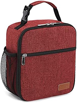 Lunch Box for Men Women Adults Small Lunch Bag for Office Work Picnic - Reusable Portable Lunchbox, Black - PuriLite