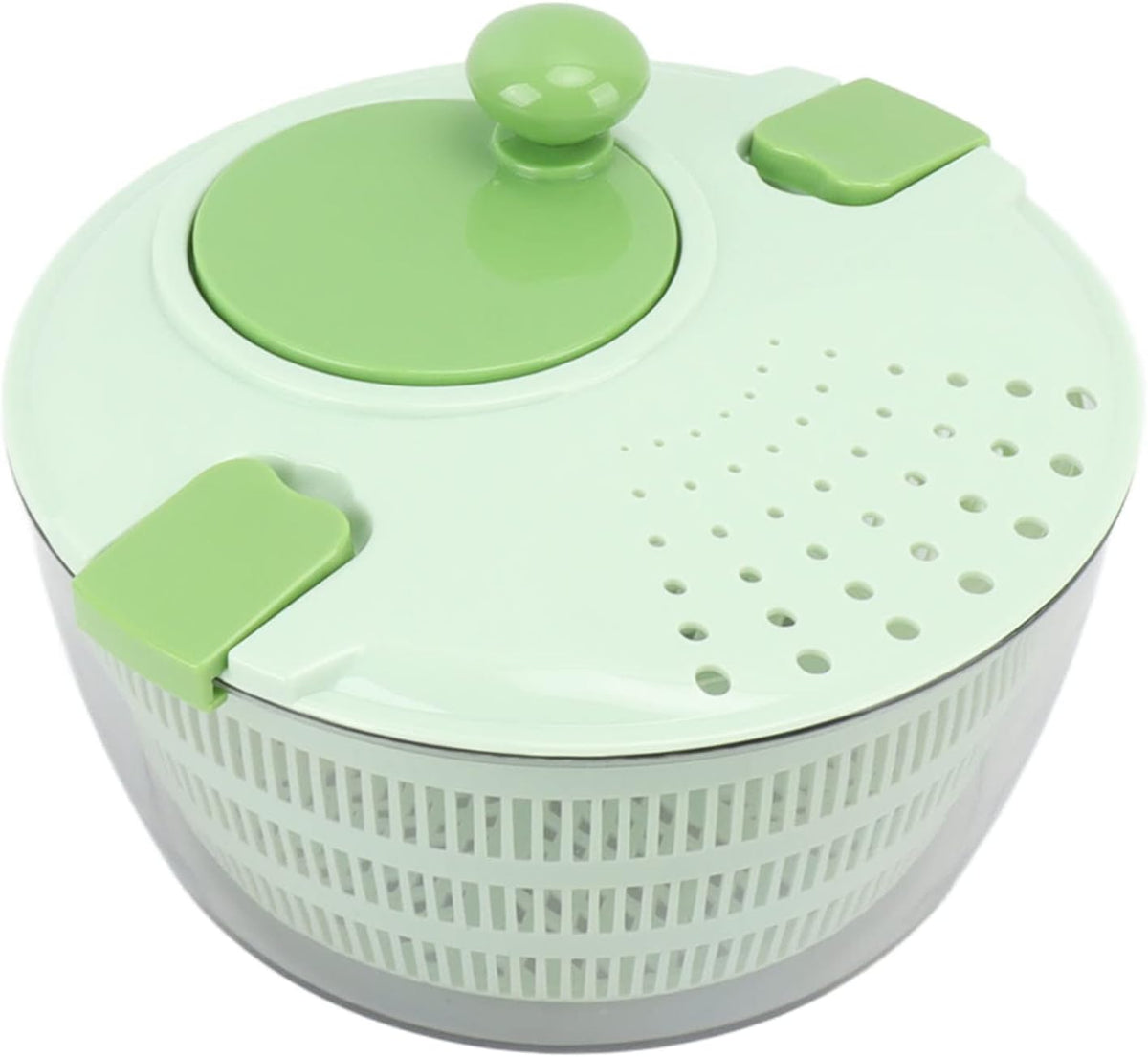 Salad Spinner Lettuce Washer with Drain Bowl Colander Handle, Veggie Dryer Fruit Washer Drainer for Cleaning Drying Greens Vegetables Fruits(Blue) - PuriLite