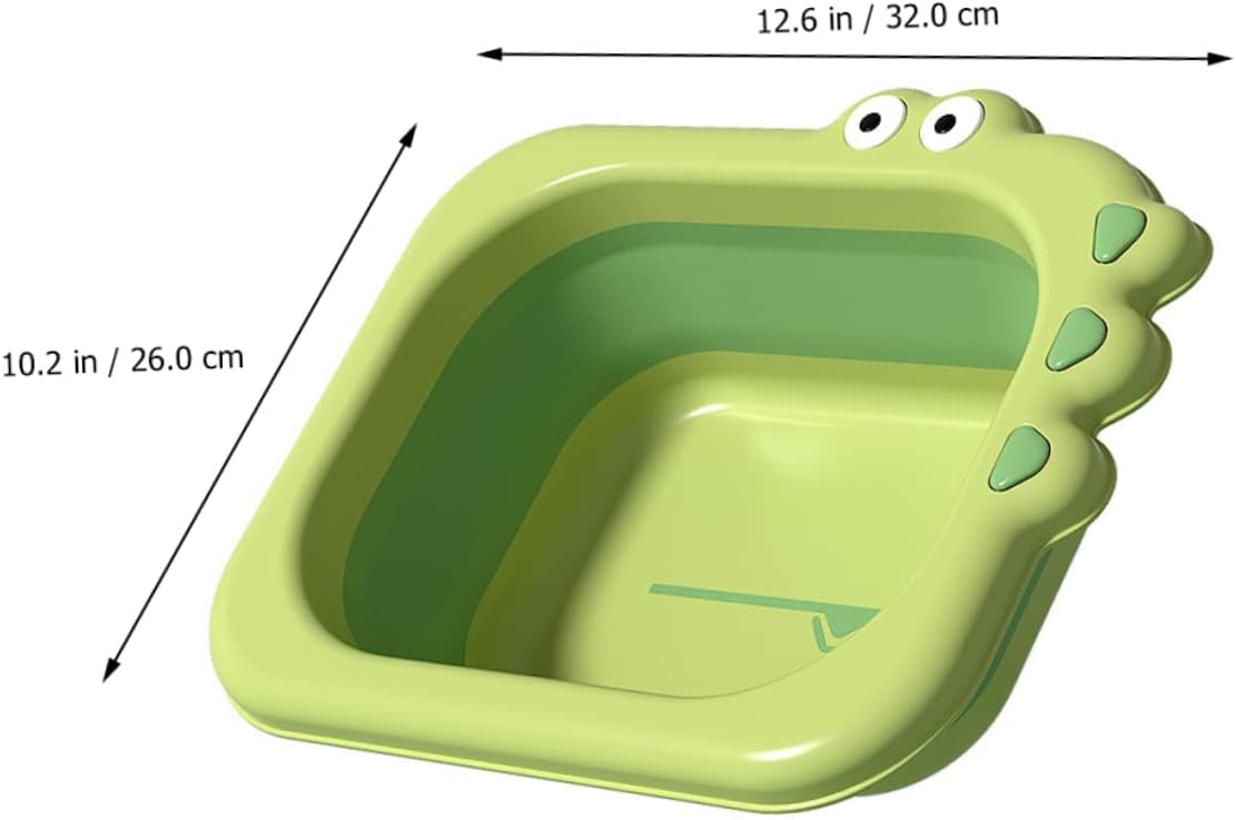 GARVALON Baby Bath Foldable Tub Newborn Shower Present Collapsible Wash Basin for Baby Safe Infant Washbas - PuriLite