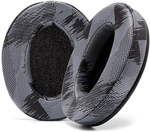 WC PadZ - The Ultimate Upgraded Earpads by Wicked Cushions - Compatible with Audio Technica, HyperX, SteelSeries Arctis & More - Extra Thick - Bigger Opening - Softer Memory Foam | (Speed Racer) - PuriLite