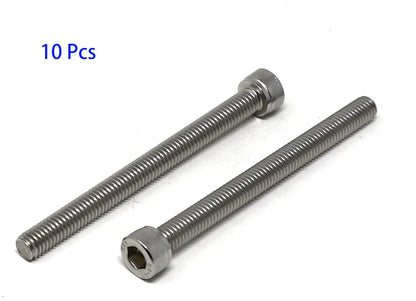 iexcell 25 Pcs M6 x 20mm Thread Pitch 1 mm Stainless Steel 304 Hex Socket Head Cap Screws Bolts Kit - PuriLite
