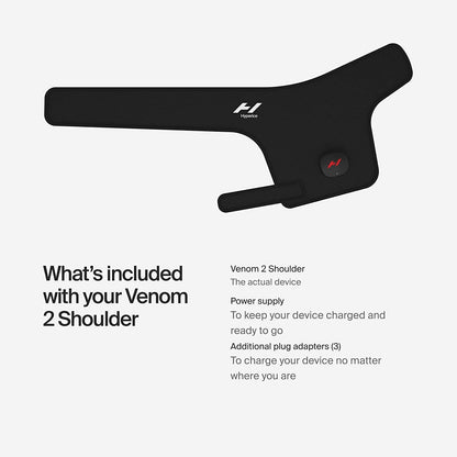 Hyperice Venom 2 Back - Advanced Heat + Vibration Massage Wrap - PuriLite