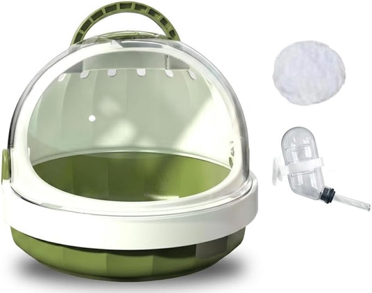 Bird Carrier Pet Carrier Portable Bird Cage for Parakeet Panoramic View, Small Bird Travel Carrier, Style to 3
