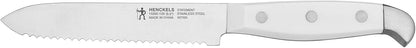 HENCKELS Statement 15Piece White-Handled Knife Block Set with Shears, Sharpening Steel - Dishwasher Safe, Ergonomic Handle - PuriLite