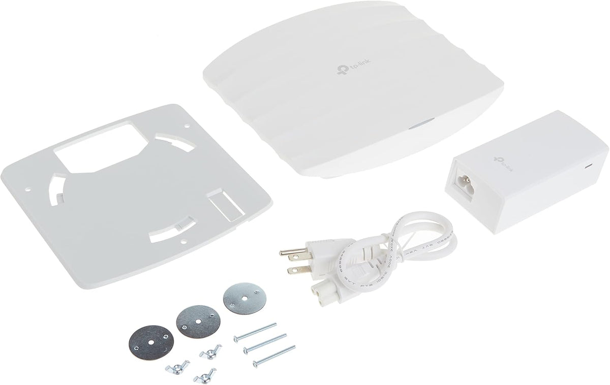 TP-Link Omada AC1750 Gigabit Wireless Access Point (EAP245 V3) - Business WiFi Solution w/Mesh Support, Seamless Roaming & MU-MIMO, PoE Powered, SDN Integrated, Cloud Access & Omada App, White - PuriLite