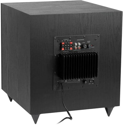 Monoprice 12 Inch 150 Watt Powered Subwoofer, Black (109723) - PuriLite