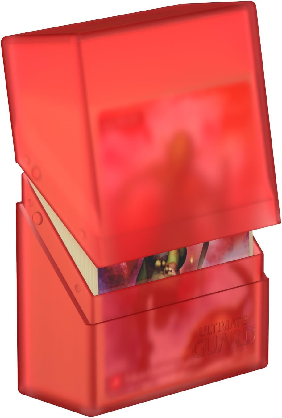 Ultimate Guard Boulder 100+ Classic, Deck Case for 100 Double-Sleeved TCG Cards, Onyx, Secure & Durable Storage for Trading Card Games, Soft-Touch Finish - PuriLite
