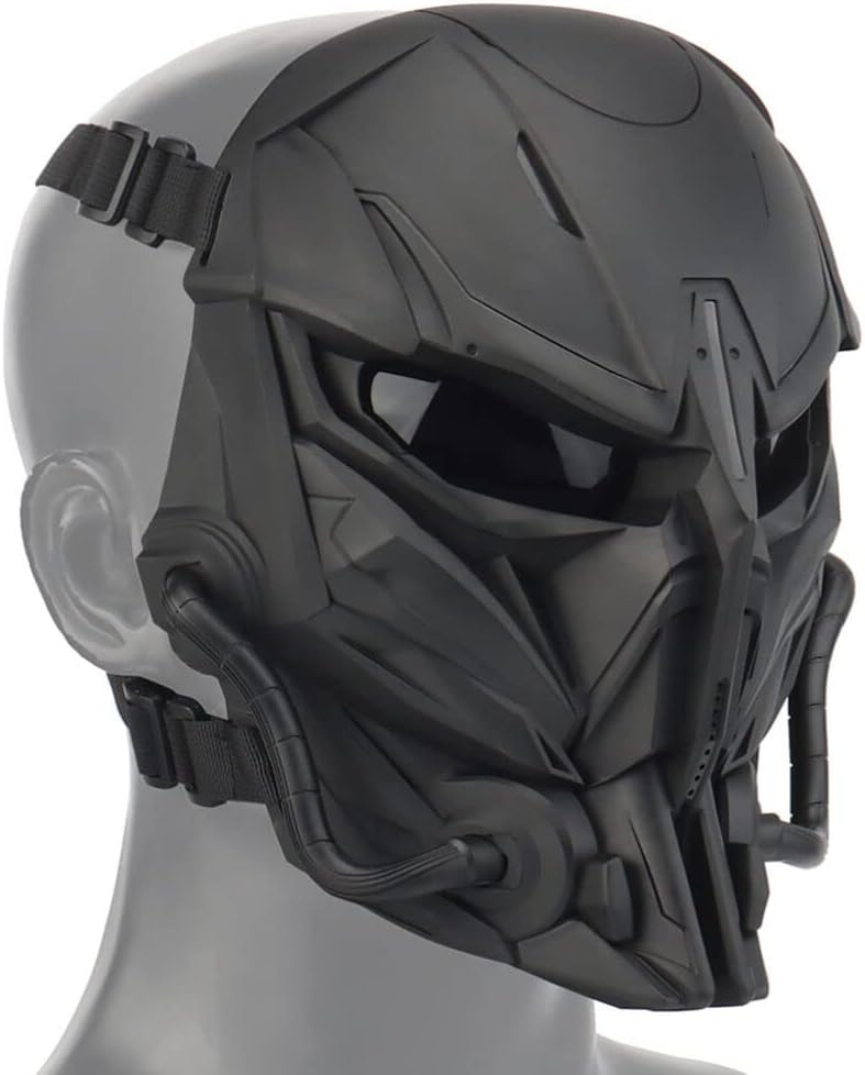Steampunk Masks Gothic Costume Masks Master Masks Alien Masks Full Face Cover for Halloween Costume Props - PuriLite