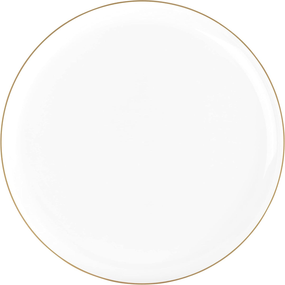 PLASTICPRO [30 Pack 10.7'' Christmass Green Plastic Party Plates Edge Collection Premium heavyweight Elegant Disposable Tableware Dishes - PuriLite