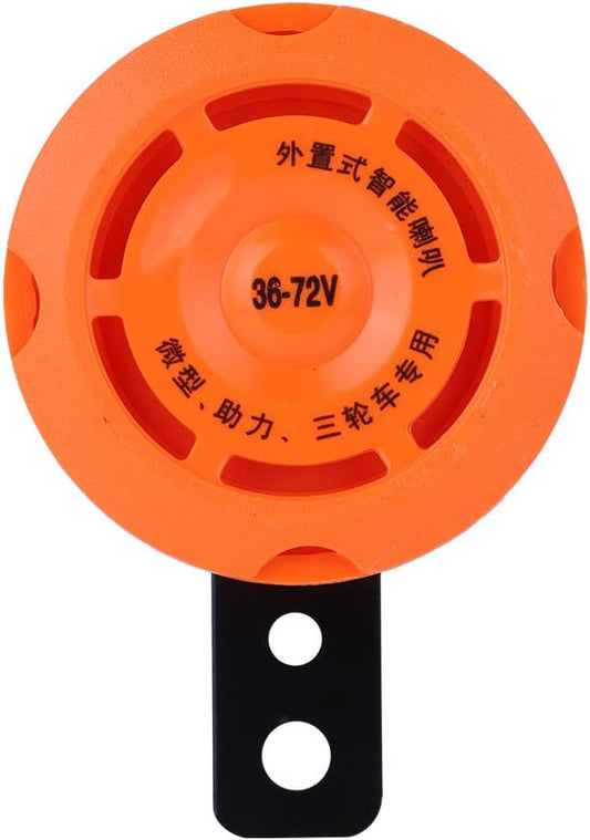 Electronic Horn, Waterproof Smart Electronic Horn Ring,Loud Bike Horn, Bell Warn Loud Horn Trumpet for Electric Bike 36v/48v/60v/72v Add Safety to Drive - PuriLite