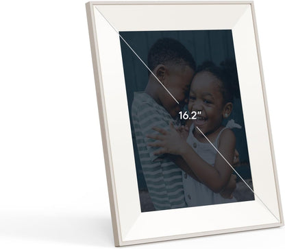 Aura Aspen 12" Digital Photo Frame - Black with Paper Mat - PuriLite