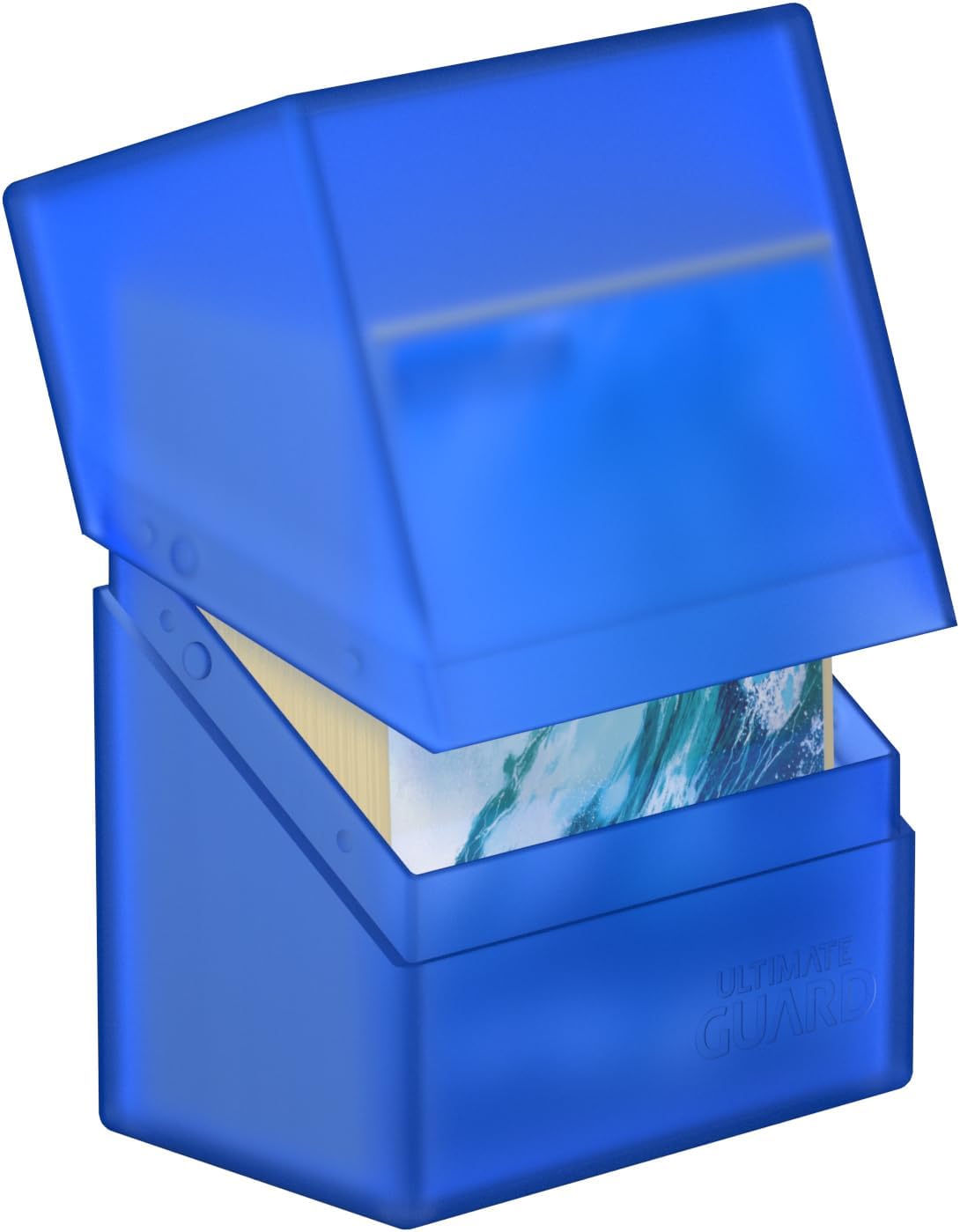 Ultimate Guard Boulder 100+ Classic, Deck Case for 100 Double-Sleeved TCG Cards, Onyx, Secure & Durable Storage for Trading Card Games, Soft-Touch Finish - PuriLite