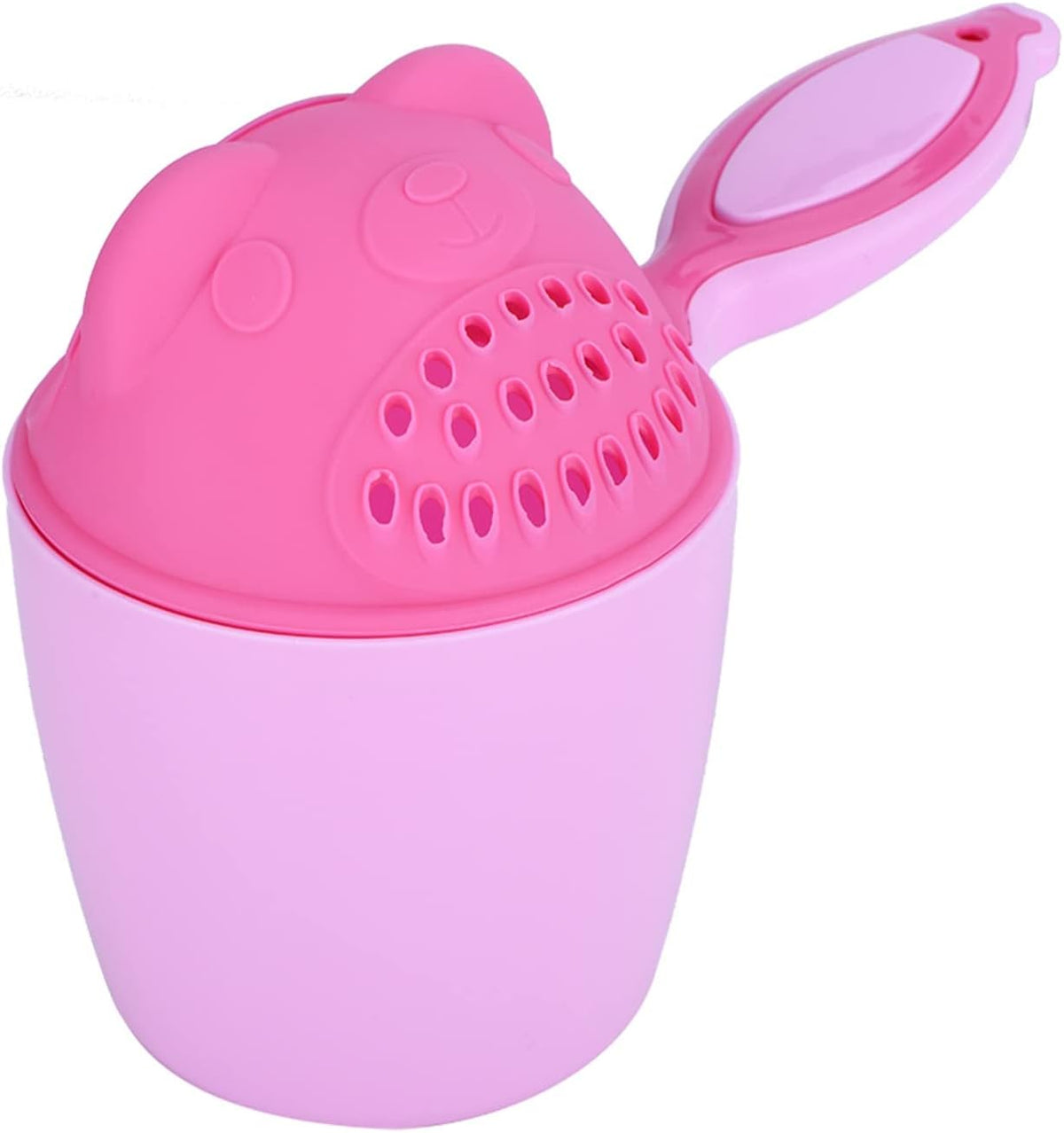 Qiilu Bath Rinse Cup Baby Shampoo Cup Cute Kid Wash Hair Bathing Flusher Eye(Green) () - PuriLite