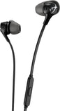 HyperX Cloud Earbuds II – 14mm Drivers, Four Eartips, Hard-Shell Carrying Case, Low-Profile 90° Plug, 3.5mm Plug, Built-in Microphone, Multi-Function Button, PC, Mobile, Nintendo Switch – Black - PuriLite