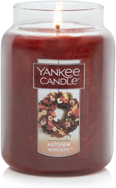 Yankee Candle Scented Candle, Sage & Citrus, Original Large Jar Candle, 110-150 Hours of Burn Time, 22 oz. - PuriLite