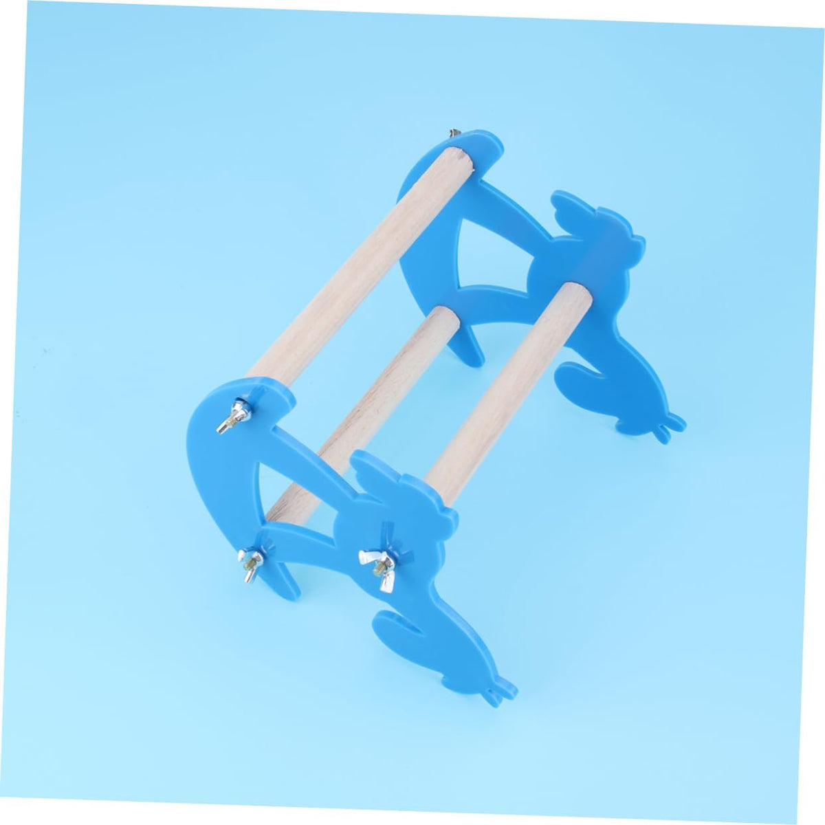 FOMIYES 3pcs Parrot Swing Cradle Chew Toy Wooden Seesaw Acrylic Bird Toys Pet Supplies for Parrot Playtime Random Color