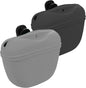Silicone Dog Treat Pouch 2pcs, MGKSHADOW Treat Pouch Dog Training with Clip and Magnetic Closure, Dog Treat Bag for Dog Walks (Grey & Black) - PuriLite